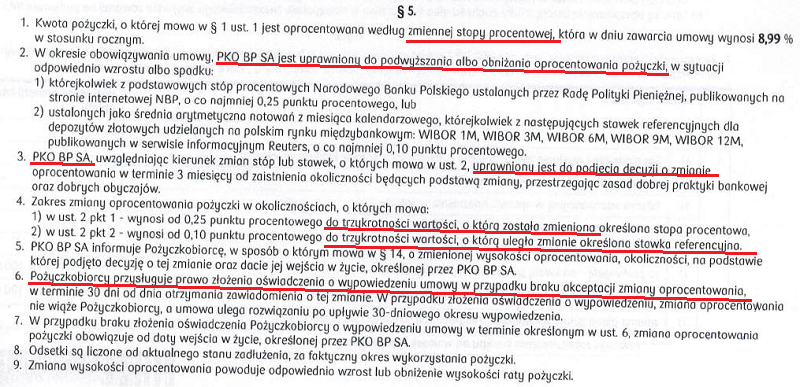 pozyczka k.c