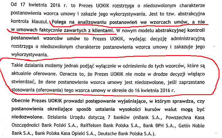 UOKiK pisze, że nic nie może.